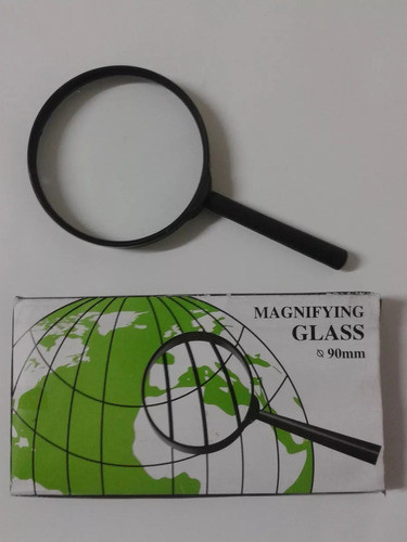 Lupa Plastico De Mano 90mm Pack X6 0