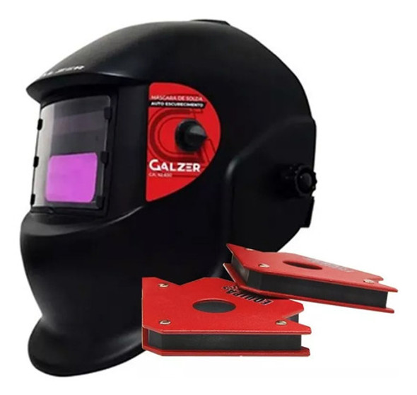 Esquadro Magnético 12kg Mascara De Solda Automática Din 9-13 0 Esquadro Magnético 12kg Mascara De Solda Automática Din 9-13 0