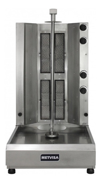 Shawarma Kebab A Gas Metvisa 20 Kg De Carne  F R 0