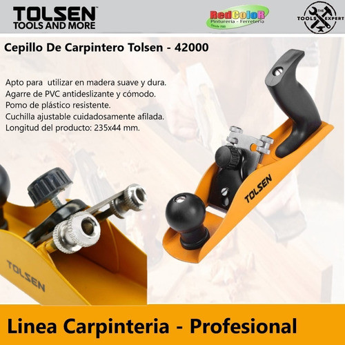 Cepillo De Carpintero Tolsen - 42000 1