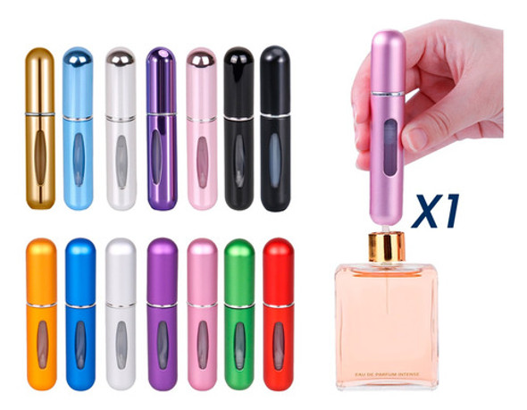 Mini Perfumero Portatil Recargable 8ml Variados Colores 1