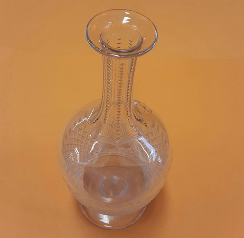 Botellón Cristal Tallado Sin Tapa 1