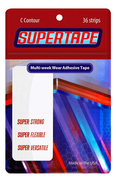 Fita Adesiva Capilar Super Tape Contornos C 36 Unidades 0 Fita Adesiva Capilar Super Tape Contornos C 36 Unidades 0