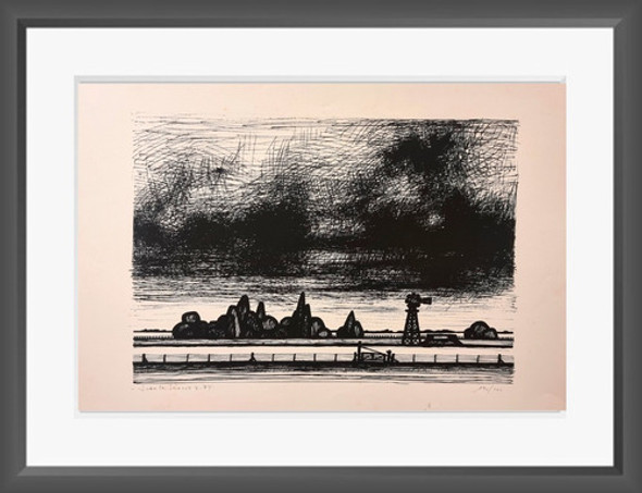 Juan Manuel Sánchez, Tranquera, Serigrafía 56 X 74 Cm 0