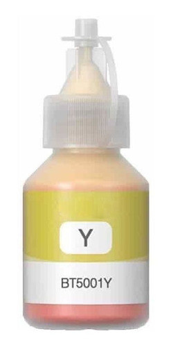 Botella De Tinta Compatible Brother Bt5001 Amarillo T300 0