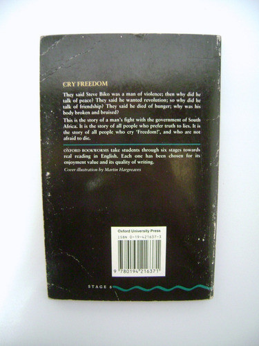 Cry Freedom John Briley Ingles Simplified Edition Boedo Caba 1
