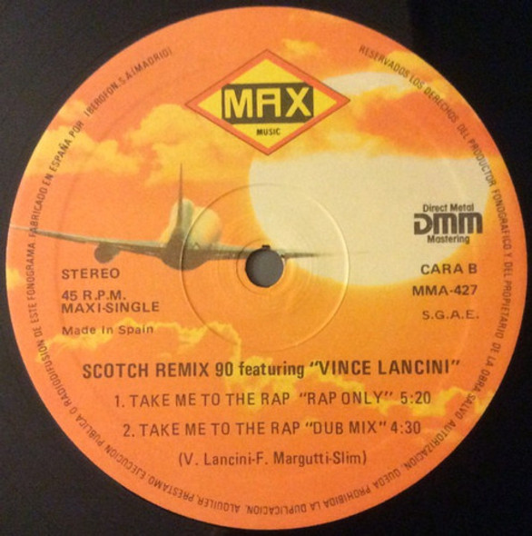 Scotch Take Me Up (remix 90) Vinilo Maxi Spain 1