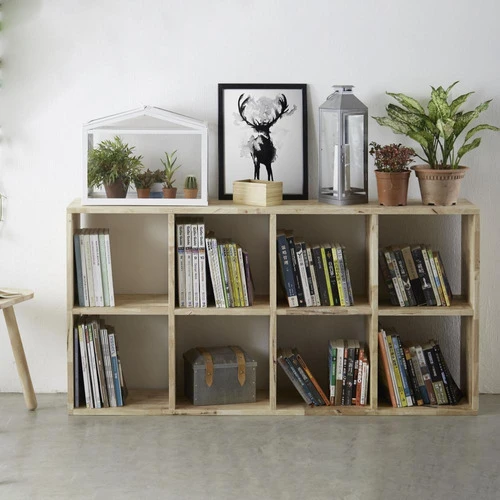 Estanteria 2x4 Natural/beige Madera Open 1