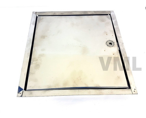 Tapa Puerta Llave De Paso Acero Inoxidable 30x30 1