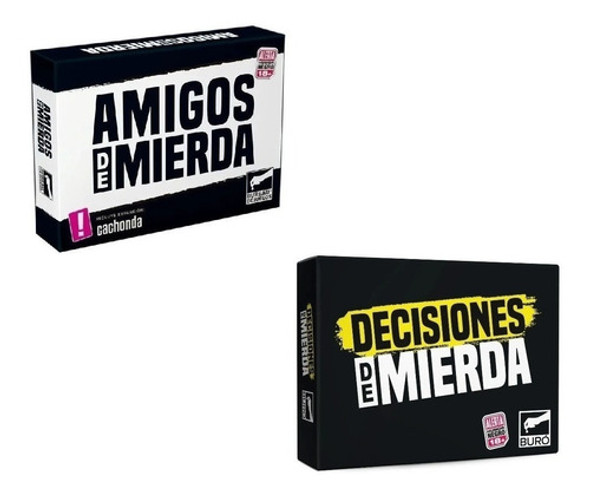 Amigos De Mierda + Decisiones De Mierda Cartas Buro Fiesta 0