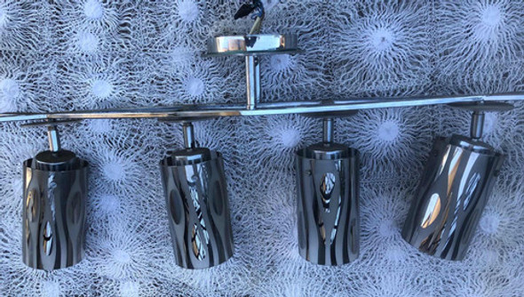 Aplique Araña Diseño 4 Luces Livings Comedor Vintage 0