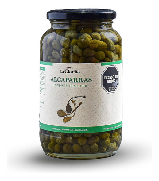 Alcaparras En Vinagre - La Clarita - X650g - Kosher 0