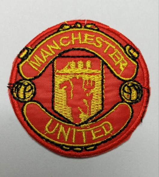 Parche Aplique Aplicacion Bordado Manchester United X Unidad 0