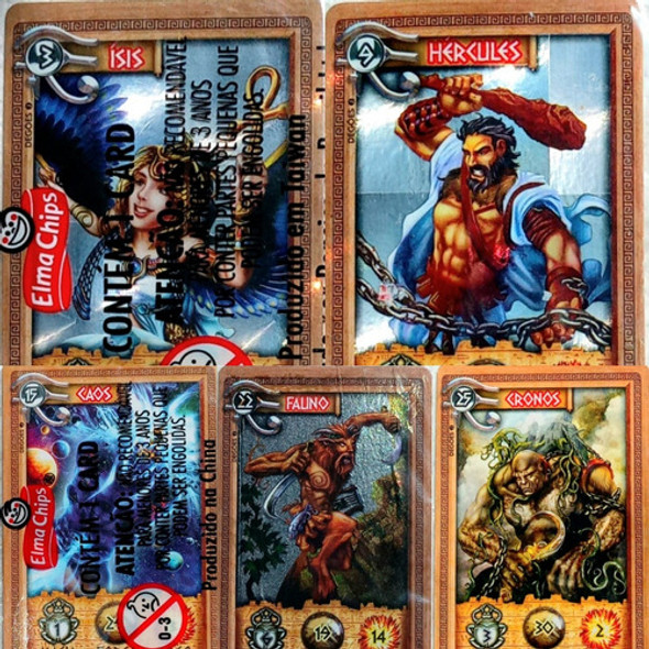 Mythomania Fauno Hércules Isis Cards Importados Elma Chips 0