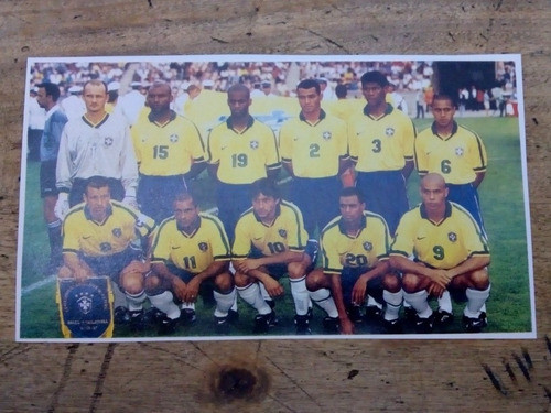 Recorte Selección Fútbol Brasi 1998 0