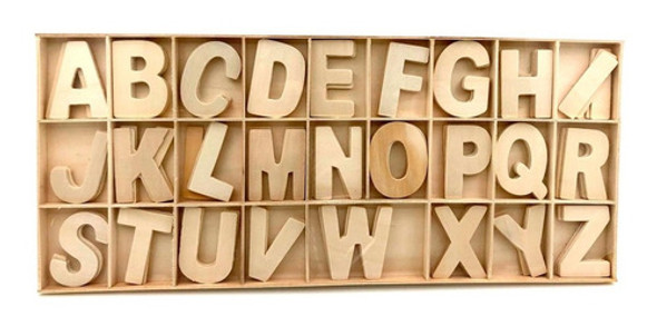 Letras En Mdf 5.5 Cm De Alto 104 Letras - Decoración 0