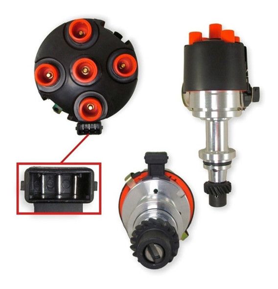 Kit Distribuidor Cables Bujias Bobina Gol 1.6 1.8 Inyeccion 1