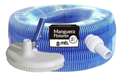 Kit Limpieza Vulcano: Manguera X8 Mt+ Media Luna+ Acople 0