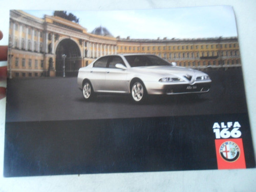 Catalogo Folleto Antiguo Alfa Romeo 166 1998 1997 Auto 0