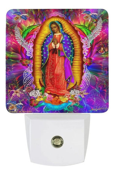 Nuestra Señora De Guadalupe Virgen María Jesús Luz Nocturna 0
