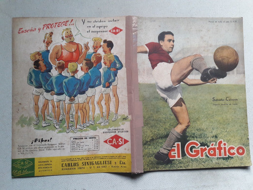 Revista El Gráfico Nº 1440 Año 1947 Salvador Calvente Lanus 0