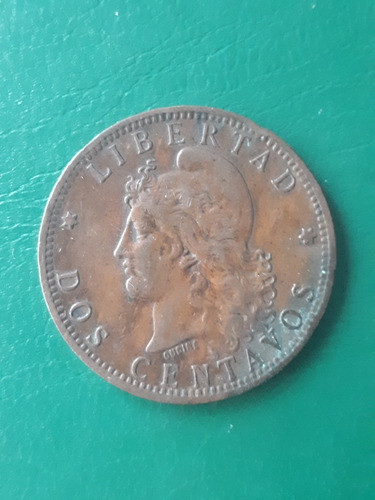 Moneda Argentina 1883 2 Centavos Estado Muy Bueno 1