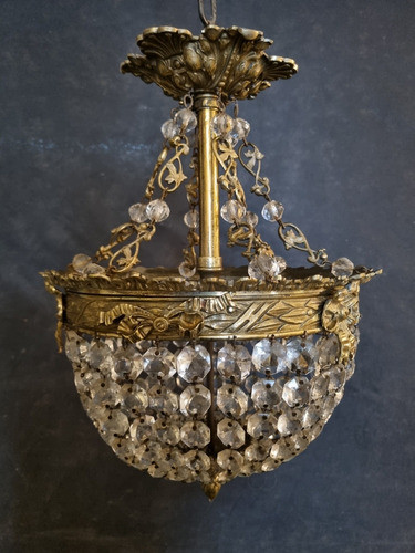 Galli Antigua Araña Estilo Francés Imperio Impecable 0