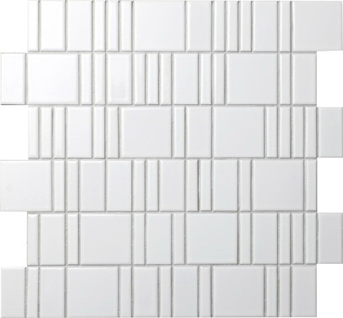 Fika Porcelanato Malla Piano Keyboard White Mate 30x30 0