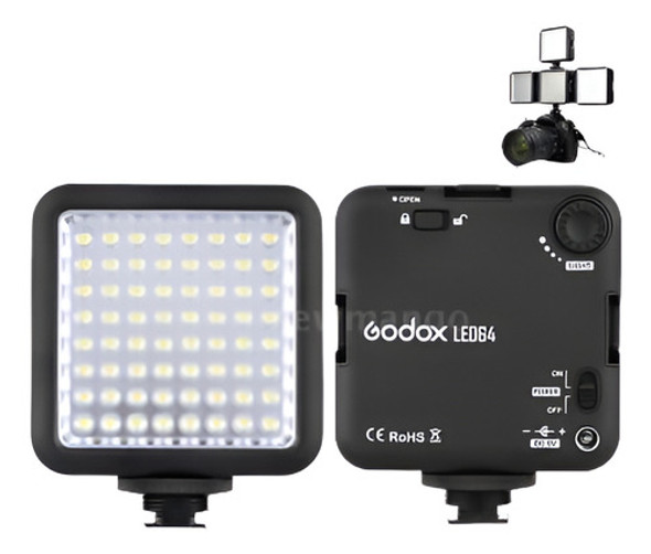 Godox Led64 64 Led Video Llene De Luz Para Cámara Entrevista 0