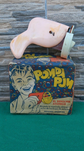 Antiguo Revolver Atómico Pompa Pum Industria Argentina 0