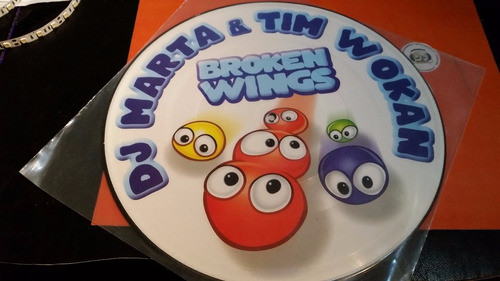 Dj Marta & Tim Wokan Broken Wings Vinilo Maxi Picture 2005 0