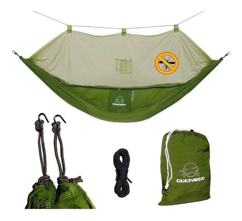 Rede Camping Descanso Mosquiteiro Guepardo Amazon 150kg 0