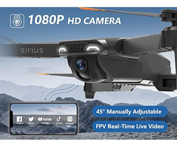 Heygelo S90 Drone Con Cámara Para Adultos, 1080p Hd Mini Fpv 1