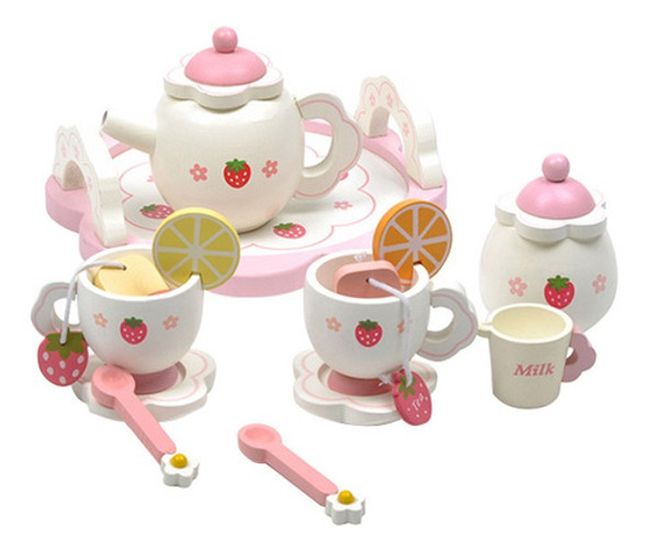 Set De Juego De Té De Madera 0