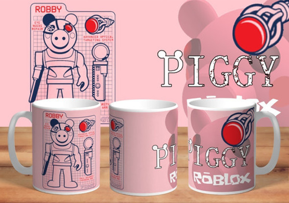 Taza De Plastico Piggy Roby Roblox  Irrompible #2 1