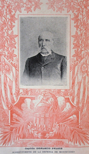 Capitan Indalecio Falson Defensa Montevideo Lamina 1903 0