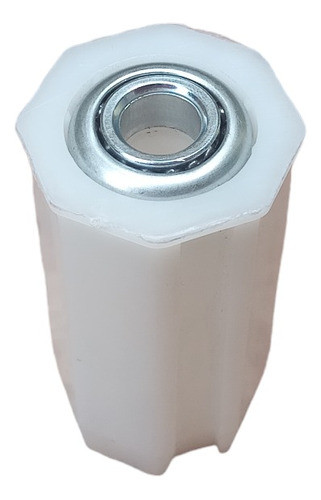 Taco Puntera Plástica Contera Con Ruleman Eje 40 Mm Completa 0