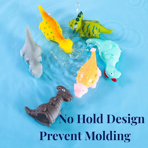 Juguetes De Baño De Dinosaurios Sin Moho Para Niños Pequeños 1