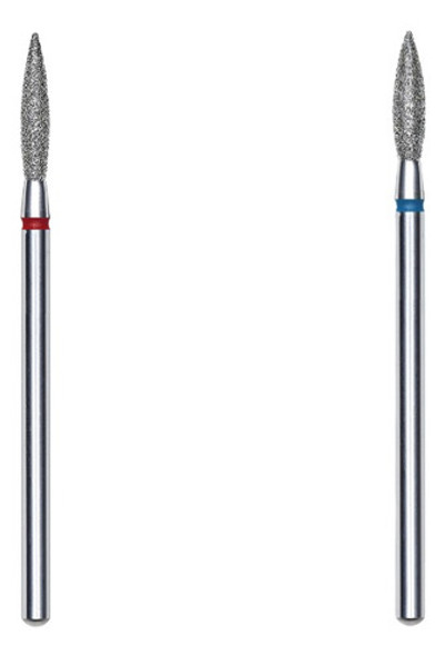 Broca Diamantada Chama Vermelha 2,1mm + Chama Azul 2,1mm 0