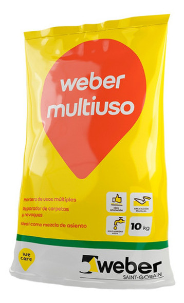 Weber Multiuso Mortero Albañileria De Usos Multiples 10 Kg 0