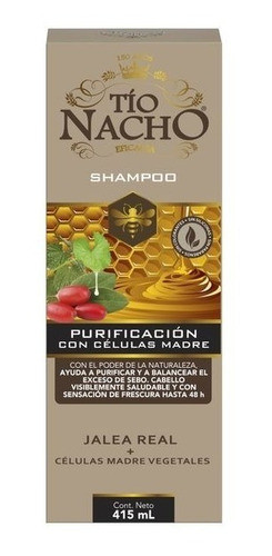 Shampoo Tio Nacho Celulas Madre X415 Ml-pack X2 Unidades 1