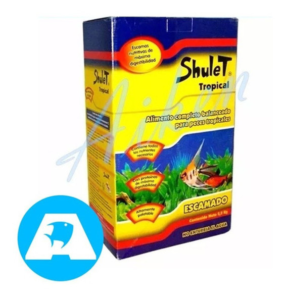 Shulet Tropical 2200 G Aiken Alimento En Escamas Para Todo Tipo De Peces Tropicales 1