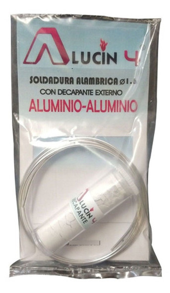 Varilla Alucin 4 + Decapante 1.6 Mm 50 Cm Largo 0