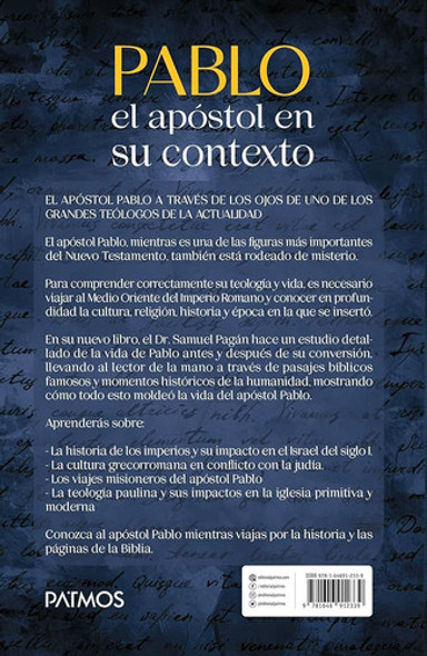 Pablo: El Apóstol En Su Contexto Dr Samuel Pagan 1 Pablo: El Apóstol En Su Contexto Dr Samuel Pagan 1