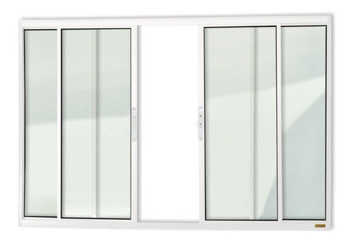 Janela Confort 4 Folhas Vidro Liso 100cm X 120cm Brimak 0