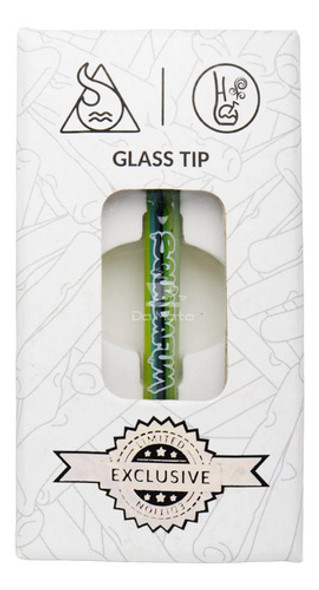 Piteira De Vidro Collab Squadafum E Hippiebong 6mm Verde 0