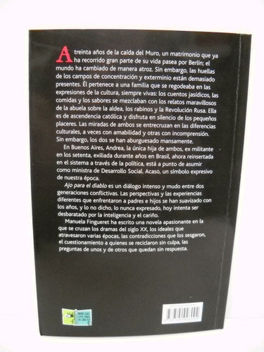 Ajo Para El Diablo Manuela Fingueret Impecable Igual A Nuevo 1