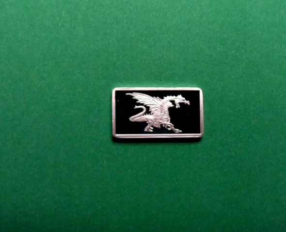 Robmar-usa-1 Tarjeta De 2,5g. Plata Pura 0,999-dragon Ataca 1