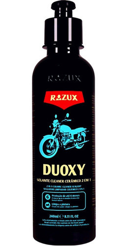 Selante Cerâmico Cera Brilho Proteção Duoxy Razux 240ml 0