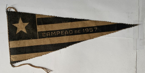 Antiguo Banderín Campeáo De 1957 Franela, Bu2 0